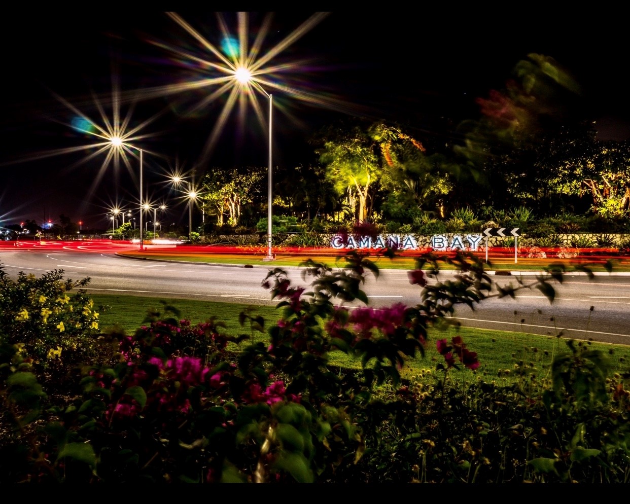 Camana Bay roundabout