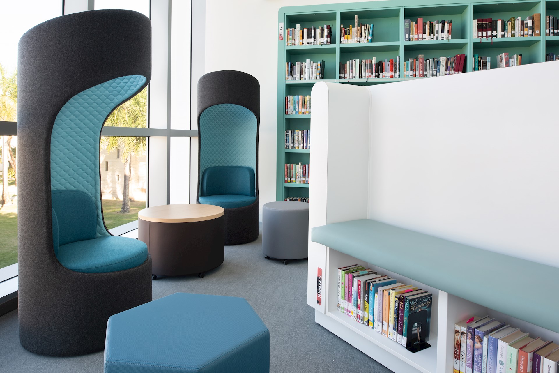 Life in middle school: Our library paradise