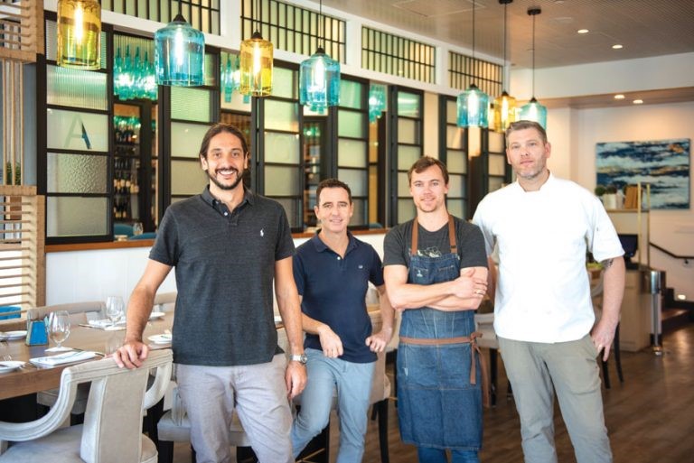 Agua owners and chef