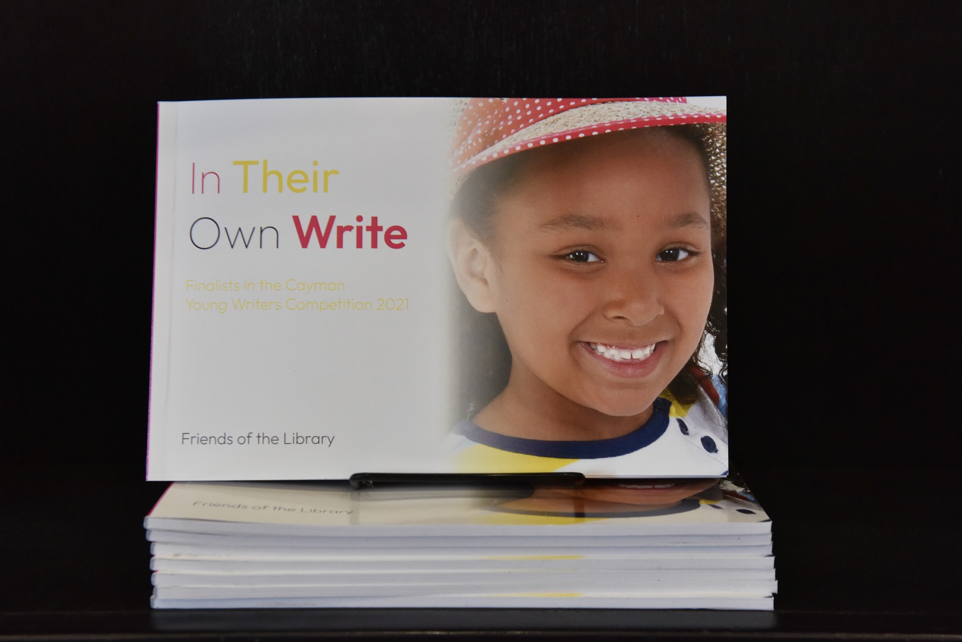 book cover with child's face