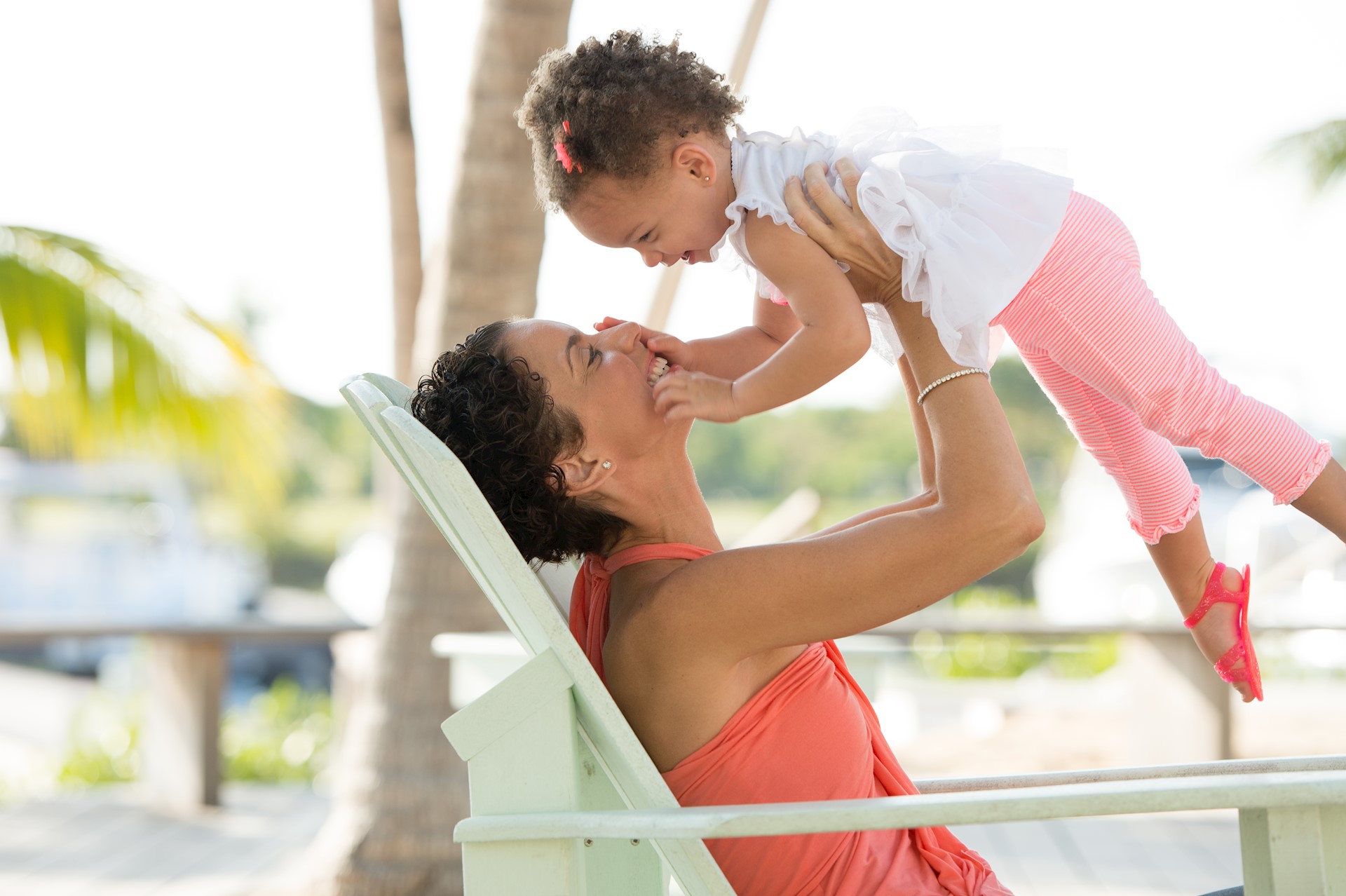 mom and baby portrait