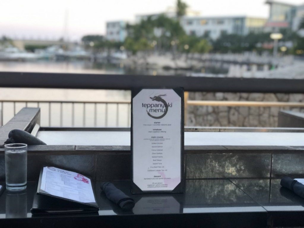 Try the Teppanyaki experience at Mizu Asian Bistro + Bar