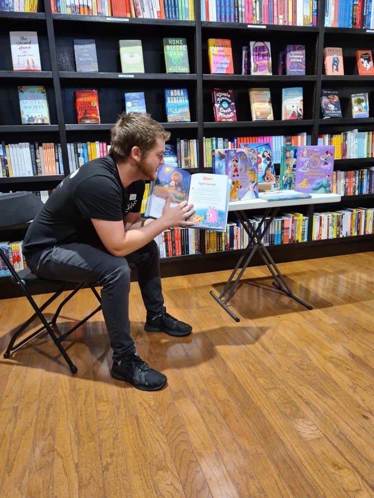story time in bookstore