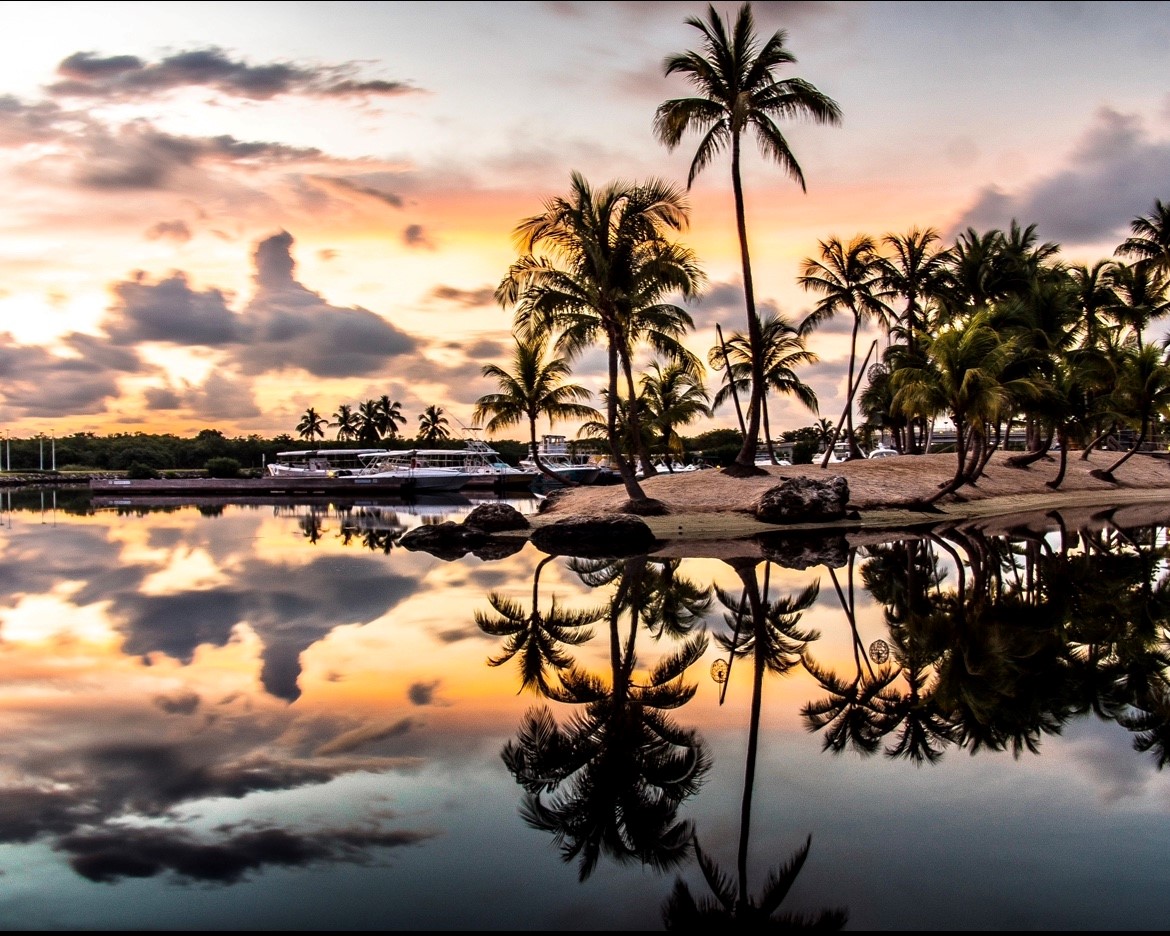 Camana Bay sunrise Island