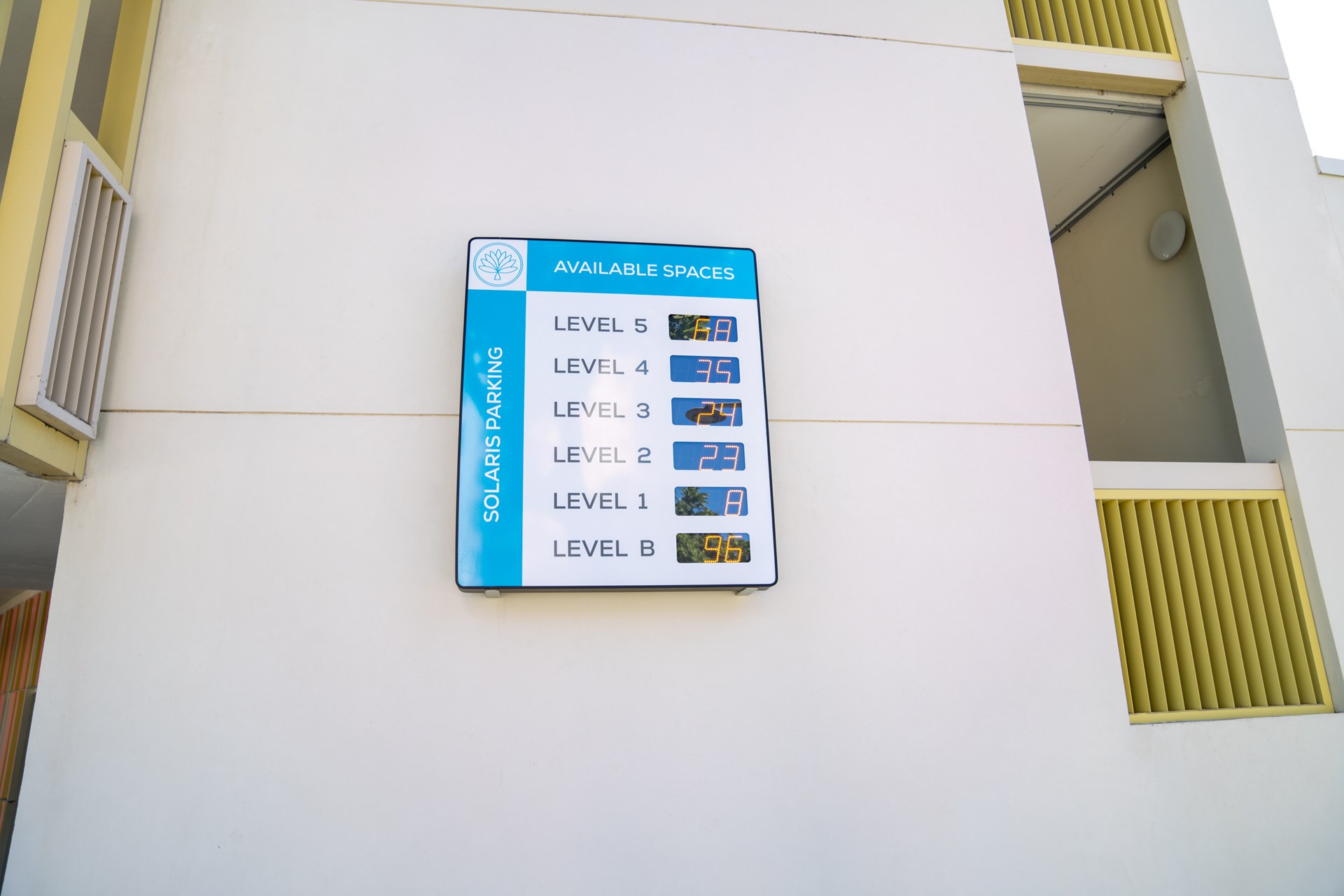 Digital parking counter