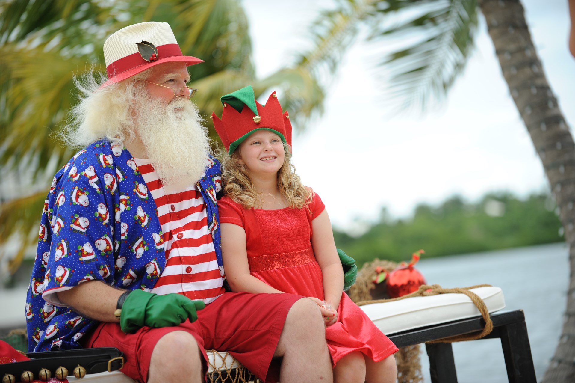 Island Style photos with Santa