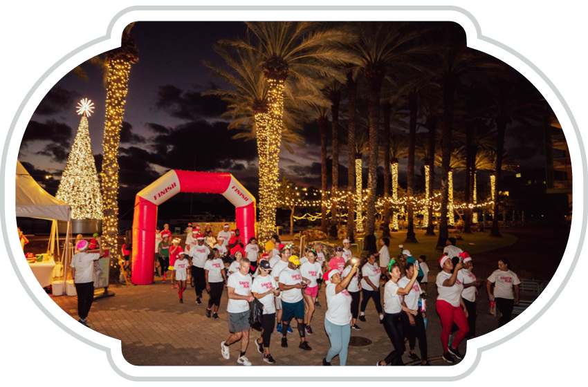 Santa Run Camana Bay