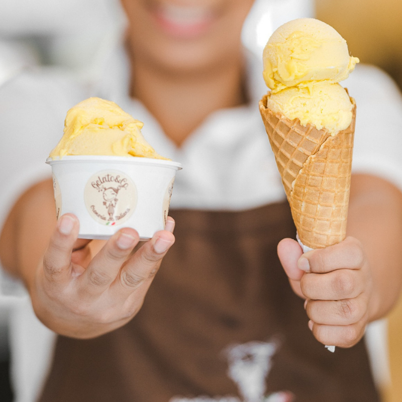 Mango gelato